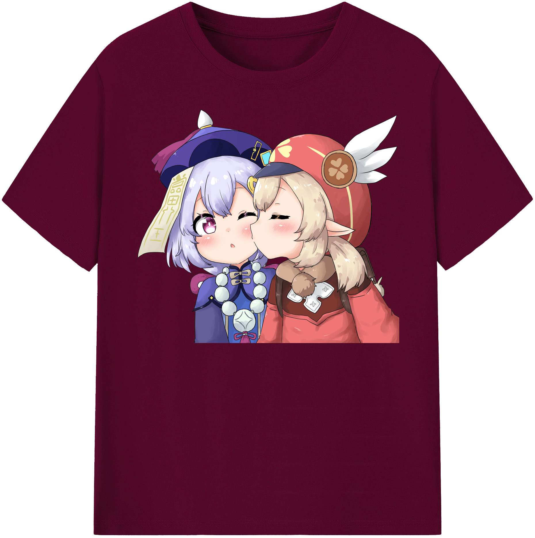 げんし神 七七 なな  genshin Nana レディースカジュアルプリントTシャツ（綿100％）